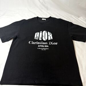 Dior Black Graphic Men's Tee